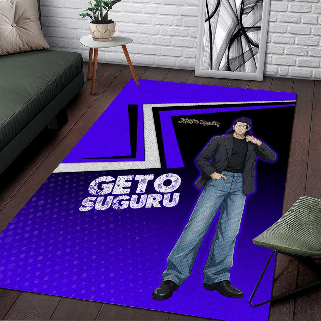 Geto Suguru Area Rug Jujutsu Kaisen Casual Suit Look