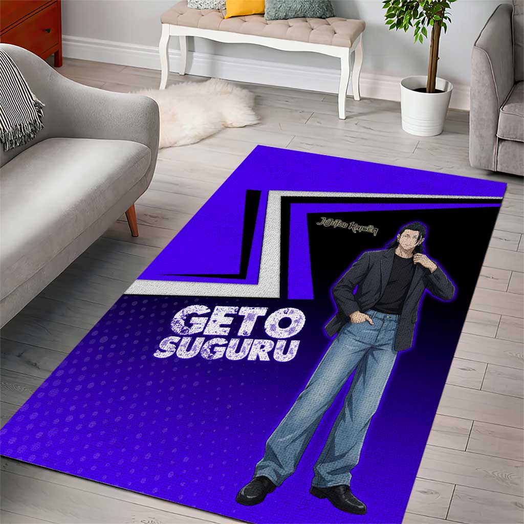 Geto Suguru Area Rug Jujutsu Kaisen Casual Suit Look