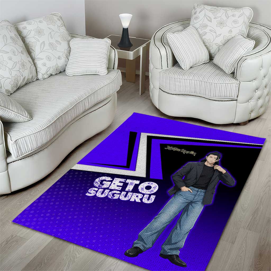 Geto Suguru Area Rug Jujutsu Kaisen Casual Suit Look