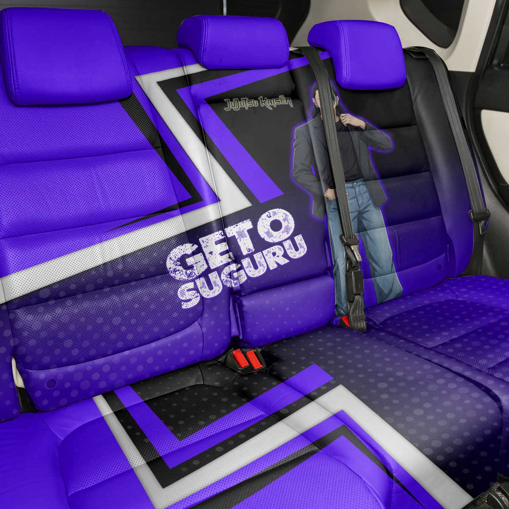 Geto Suguru Back Car Seat Cover Jujutsu Kaisen Casual Suit Look
