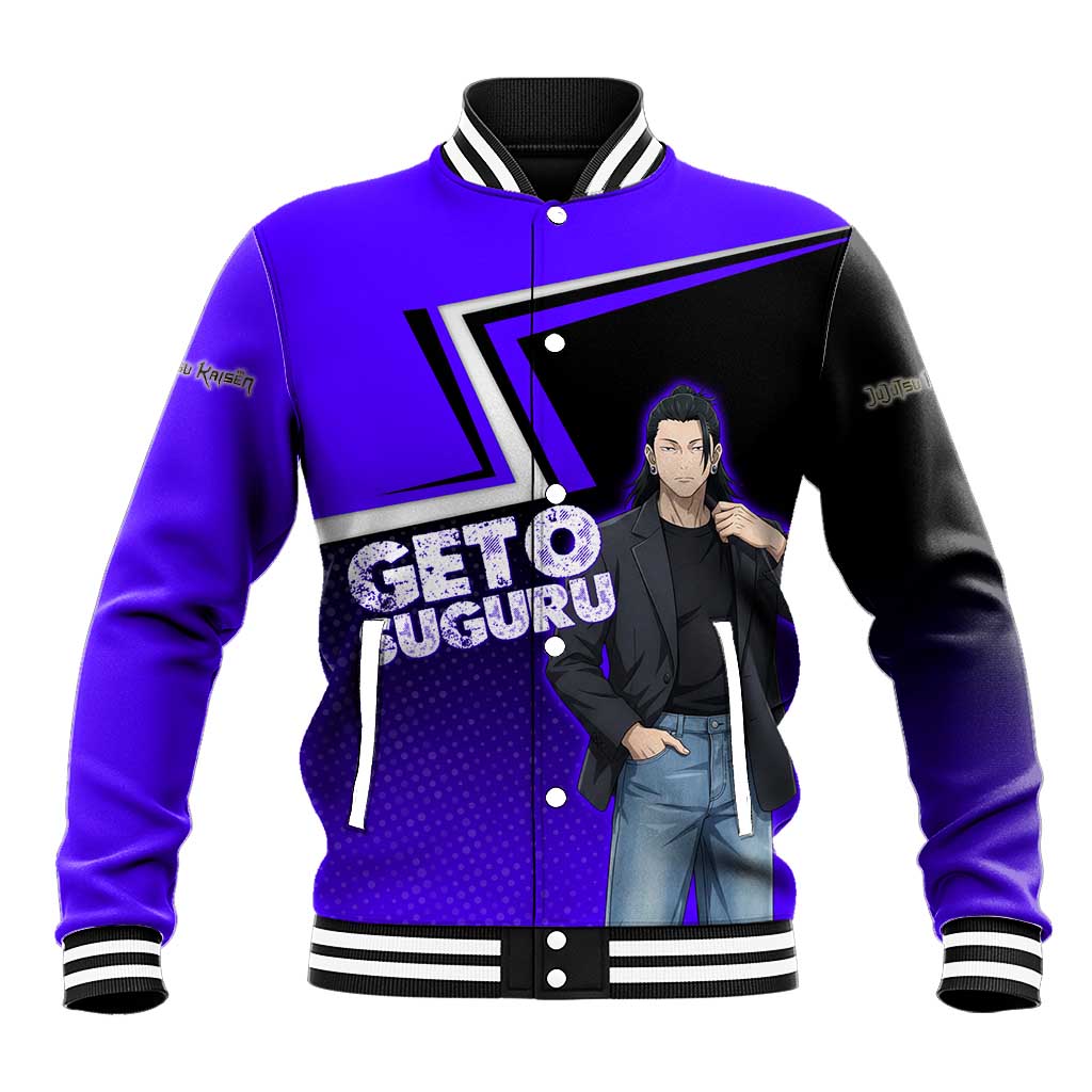 Geto Suguru Baseball Jacket Jujutsu Kaisen Casual Suit Look