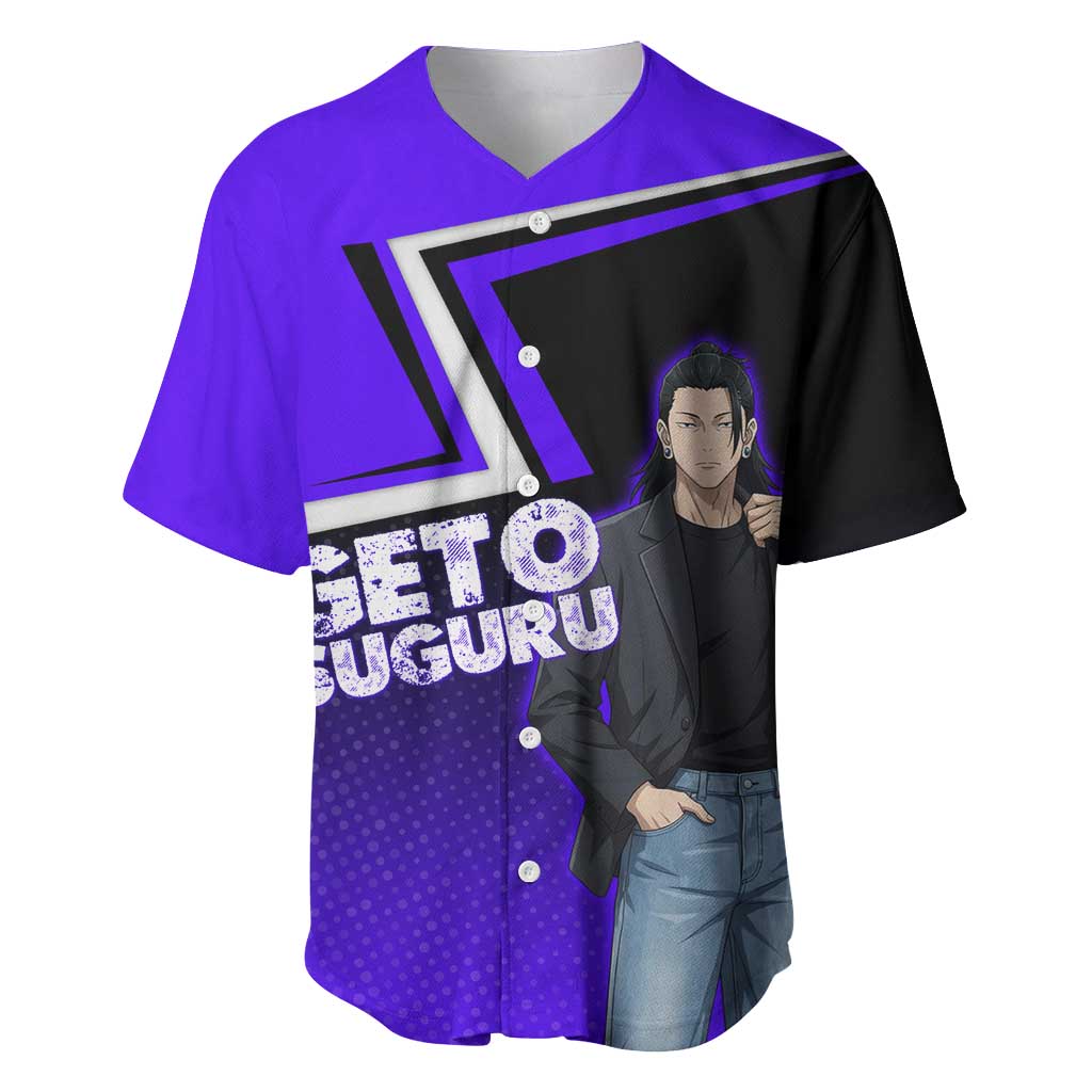 Geto Suguru Baseball Jersey Jujutsu Kaisen Casual Suit Look