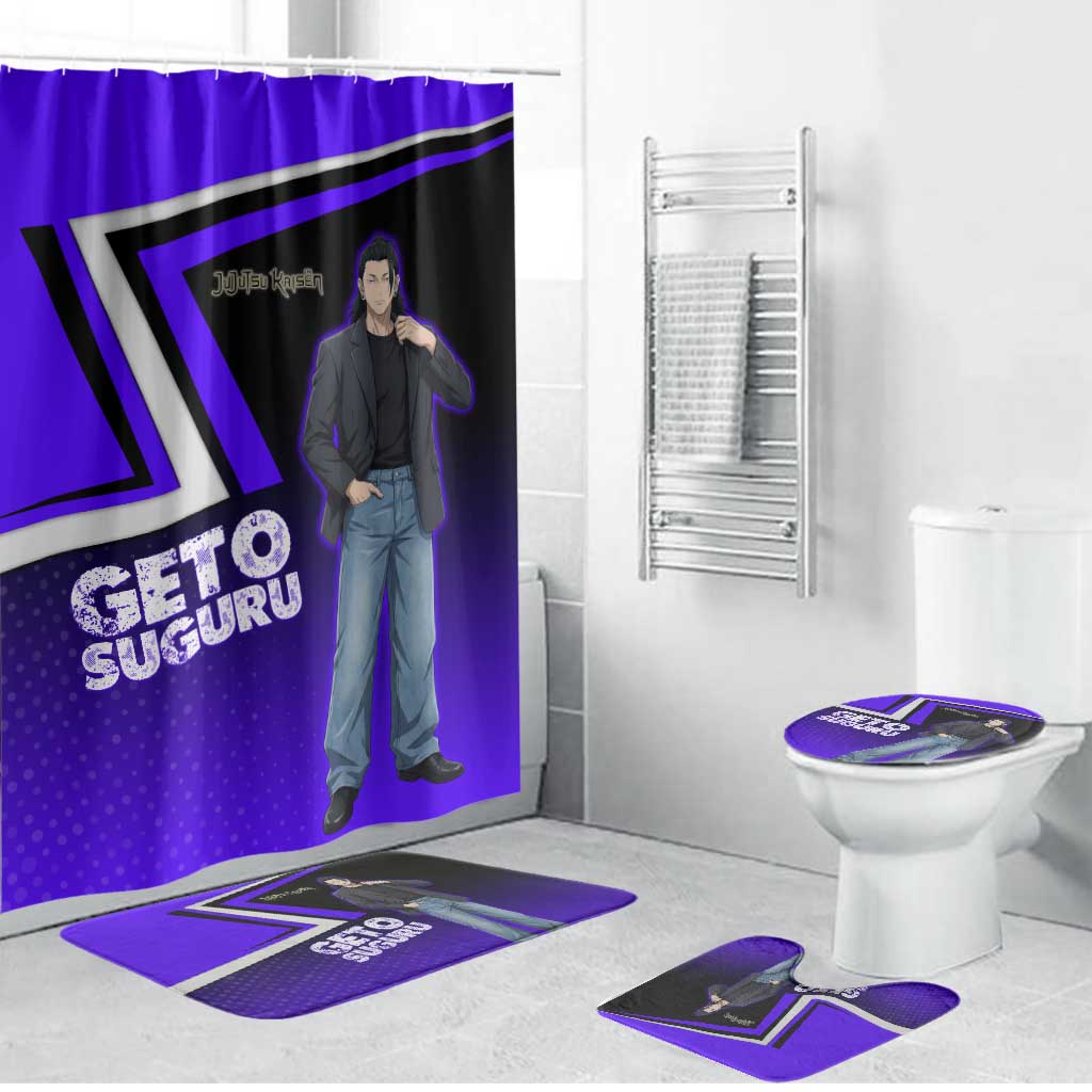 Geto Suguru Bathroom Set Jujutsu Kaisen Casual Suit Look