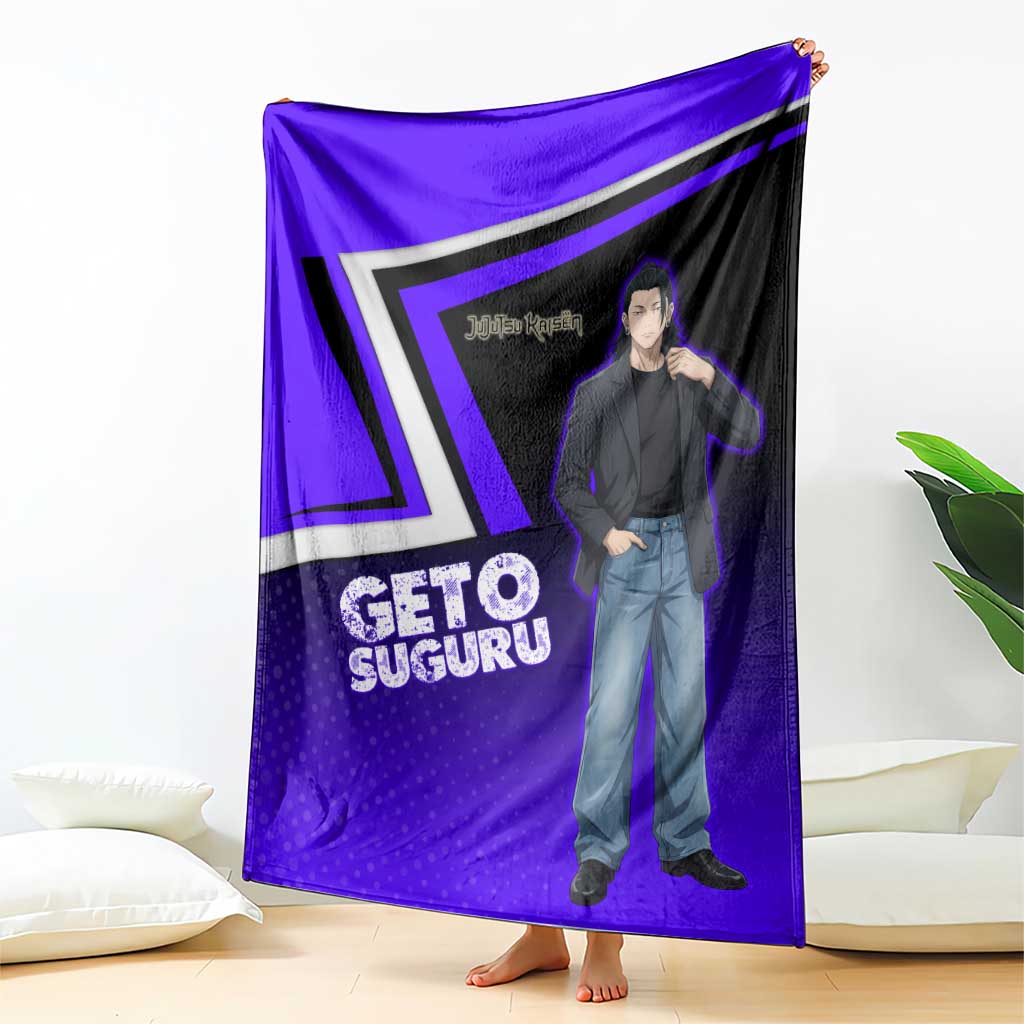 Geto Suguru Blanket Jujutsu Kaisen Casual Suit Look