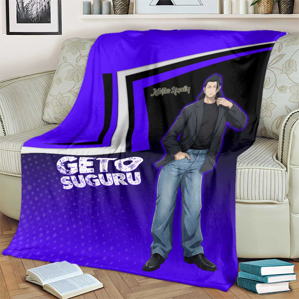 Geto Suguru Blanket Jujutsu Kaisen Casual Suit Look