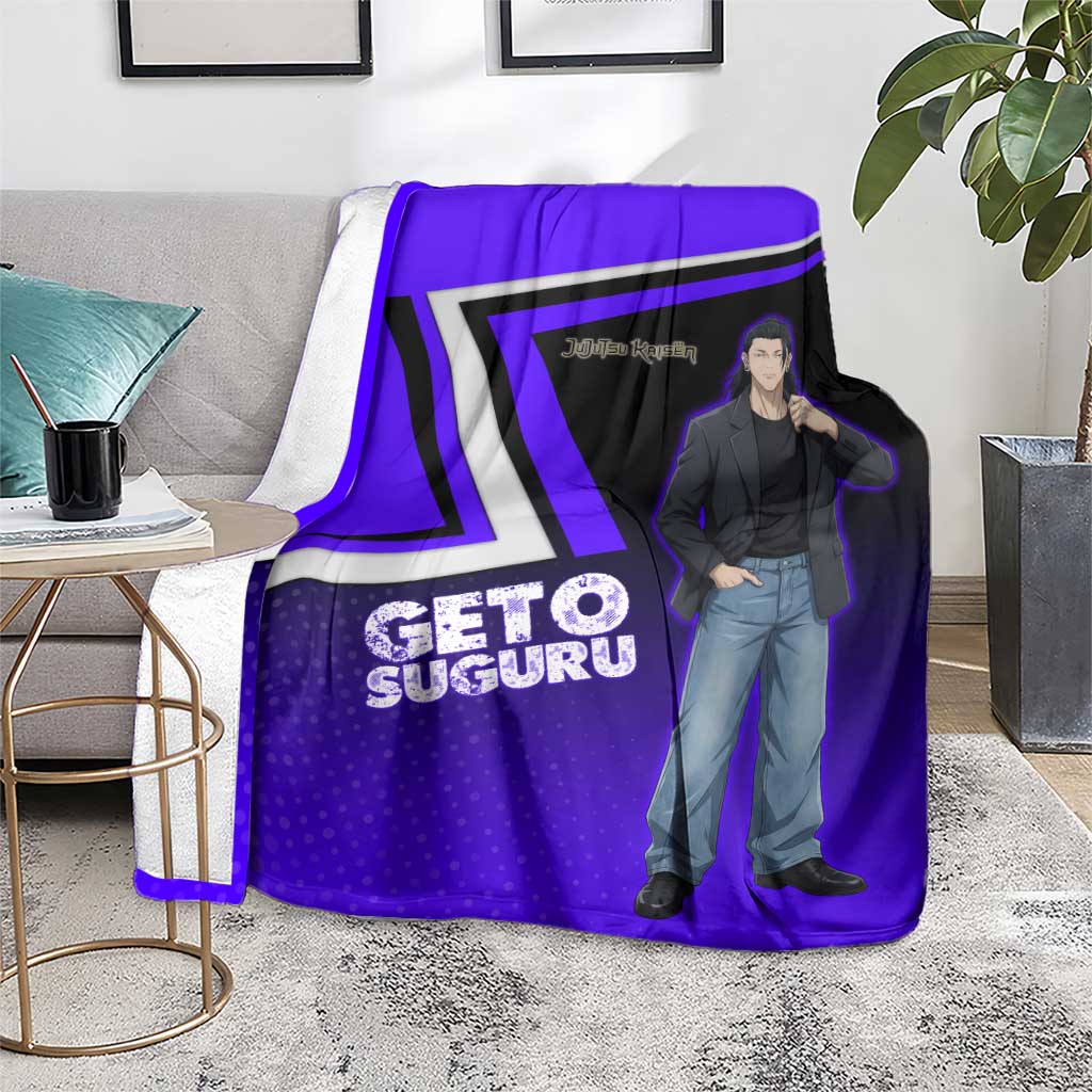 Geto Suguru Blanket Jujutsu Kaisen Casual Suit Look