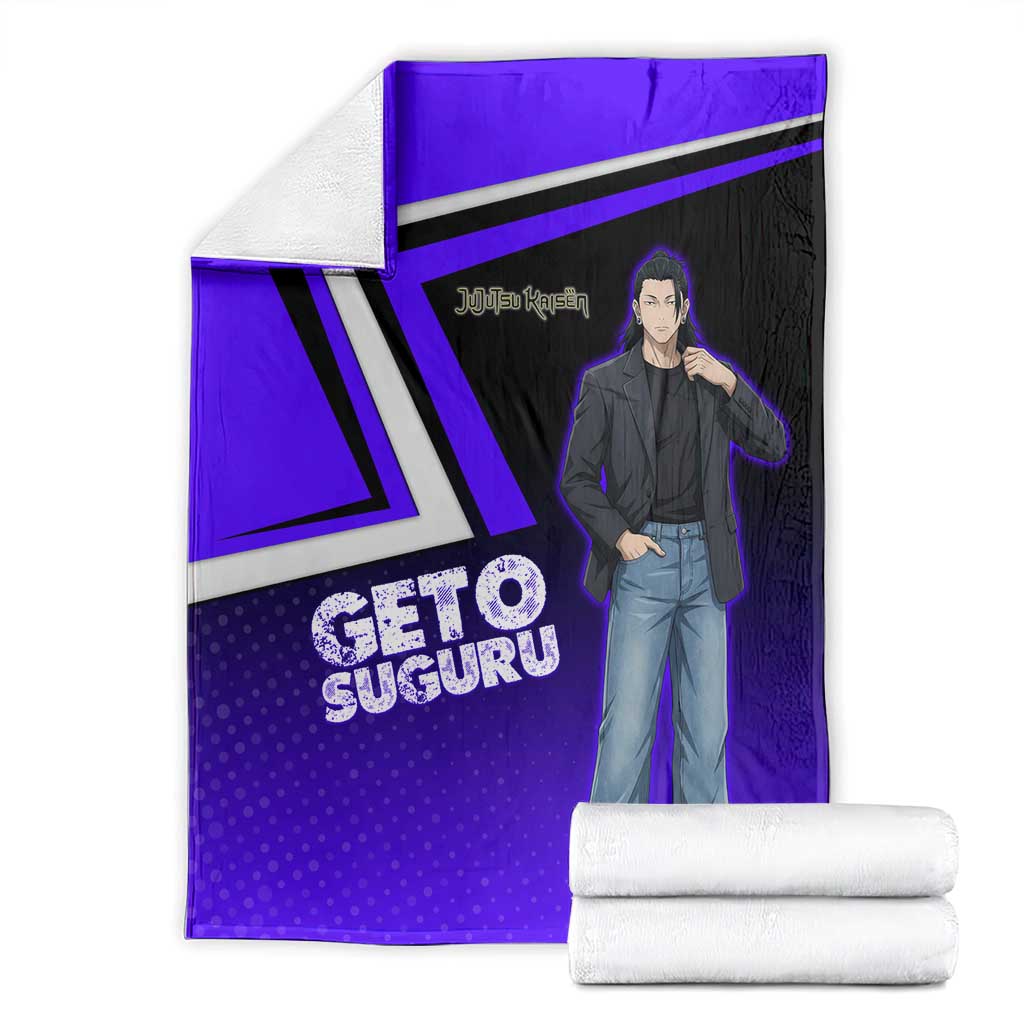Geto Suguru Blanket Jujutsu Kaisen Casual Suit Look