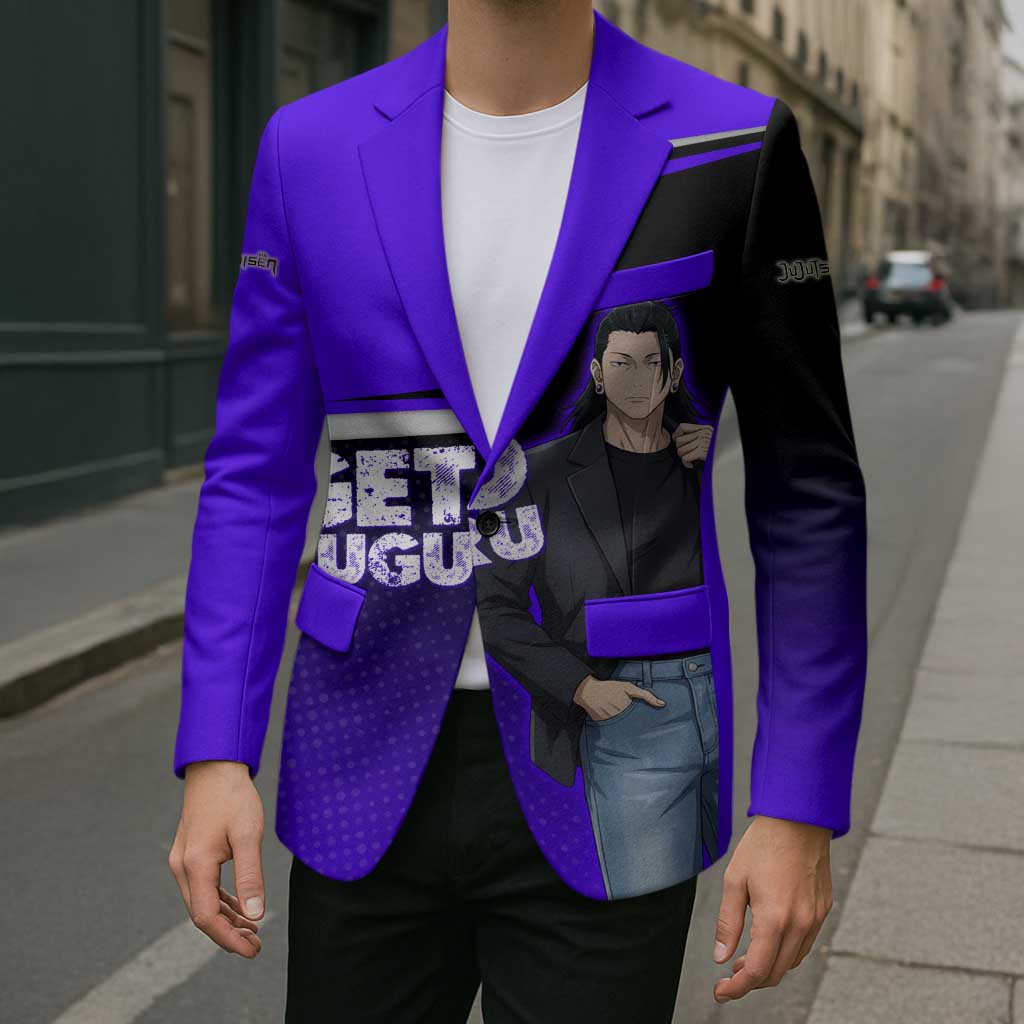 Geto Suguru Blazer Jujutsu Kaisen Casual Suit Look