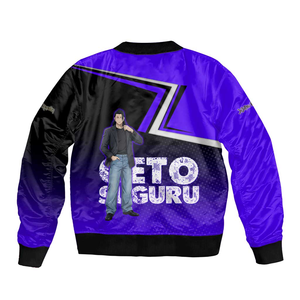 Geto Suguru Bomber Jacket Jujutsu Kaisen Casual Suit Look
