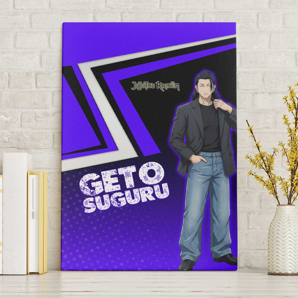 Geto Suguru Canvas Wall Art Jujutsu Kaisen Casual Suit Look