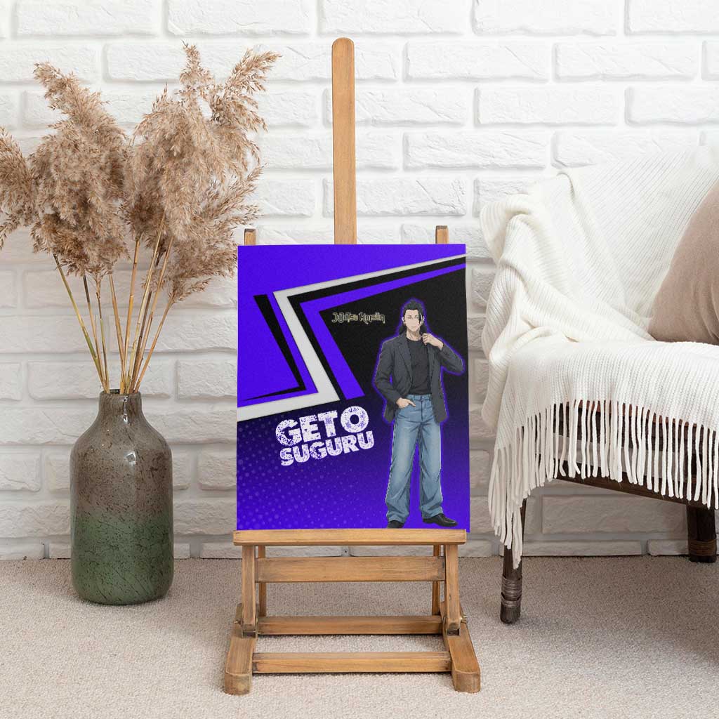 Geto Suguru Canvas Wall Art Jujutsu Kaisen Casual Suit Look