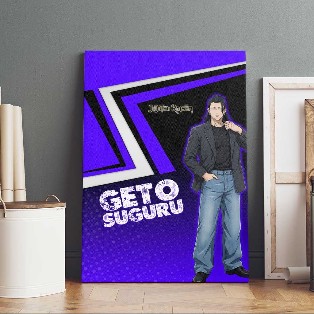 Geto Suguru Canvas Wall Art Jujutsu Kaisen Casual Suit Look