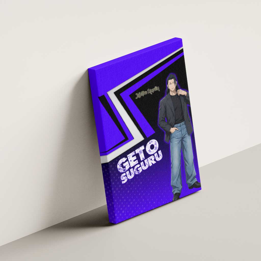 Geto Suguru Canvas Wall Art Jujutsu Kaisen Casual Suit Look