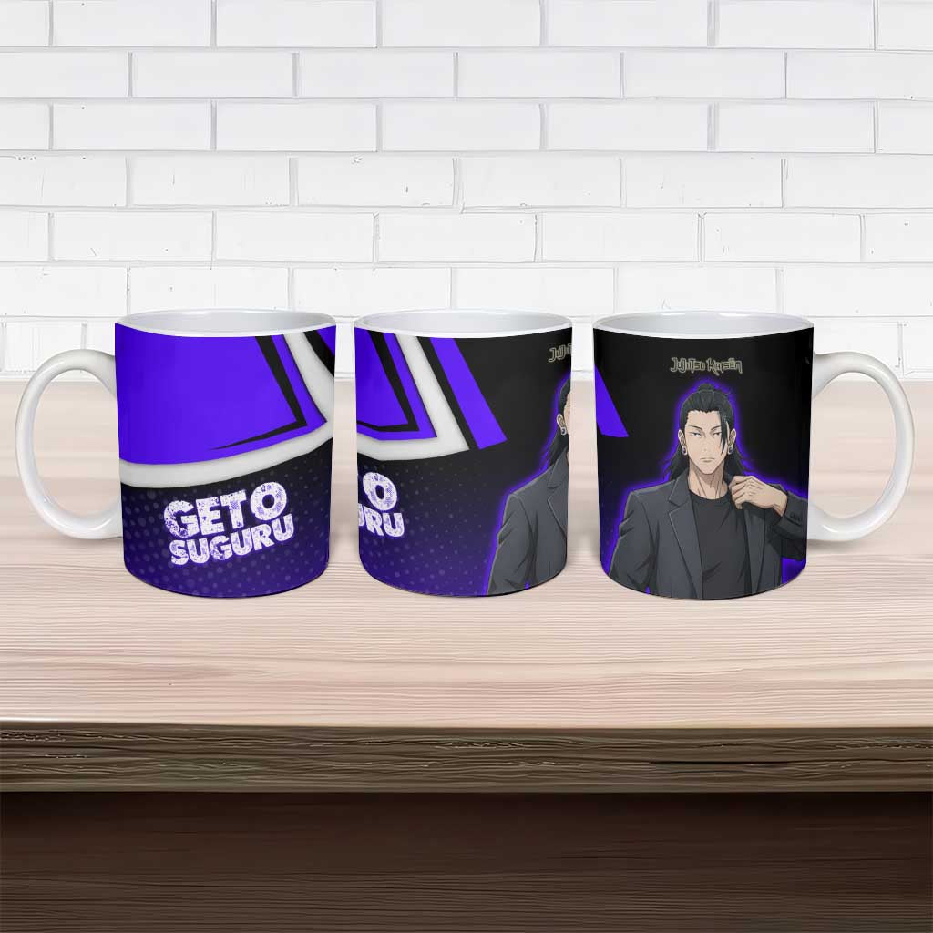 Geto Suguru Ceramic Mug Jujutsu Kaisen Casual Suit Look