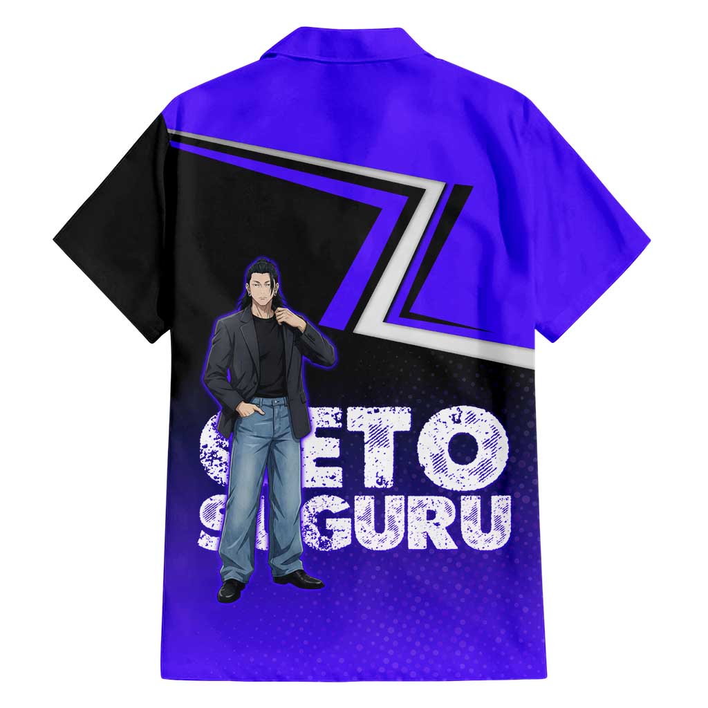 Geto Suguru Family Matching Tank Maxi Dress and Hawaiian Shirt Jujutsu Kaisen Casual Suit Look