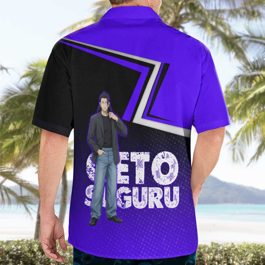 Geto Suguru Hawaiian Shirt Jujutsu Kaisen Casual Suit Look