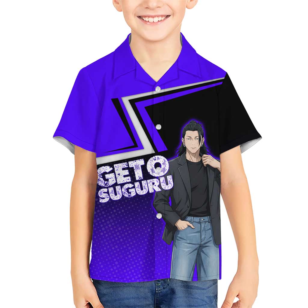 Geto Suguru Hawaiian Shirt Jujutsu Kaisen Casual Suit Look