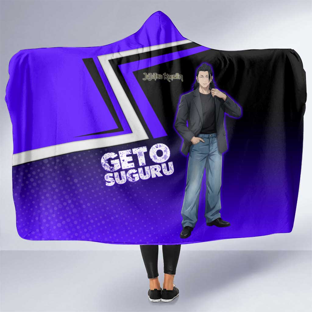 Geto Suguru Hooded Blanket Jujutsu Kaisen Casual Suit Look