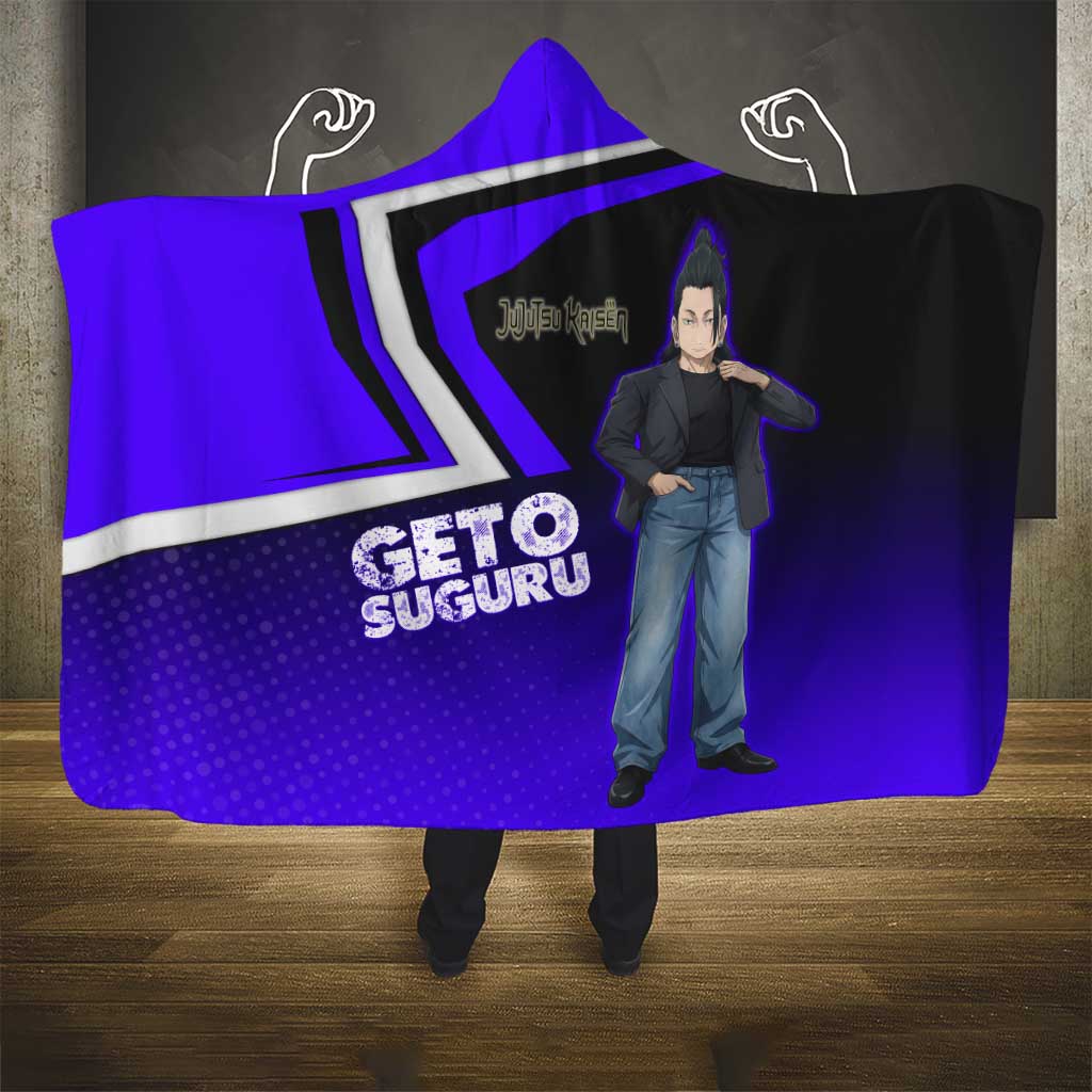 Geto Suguru Hooded Blanket Jujutsu Kaisen Casual Suit Look