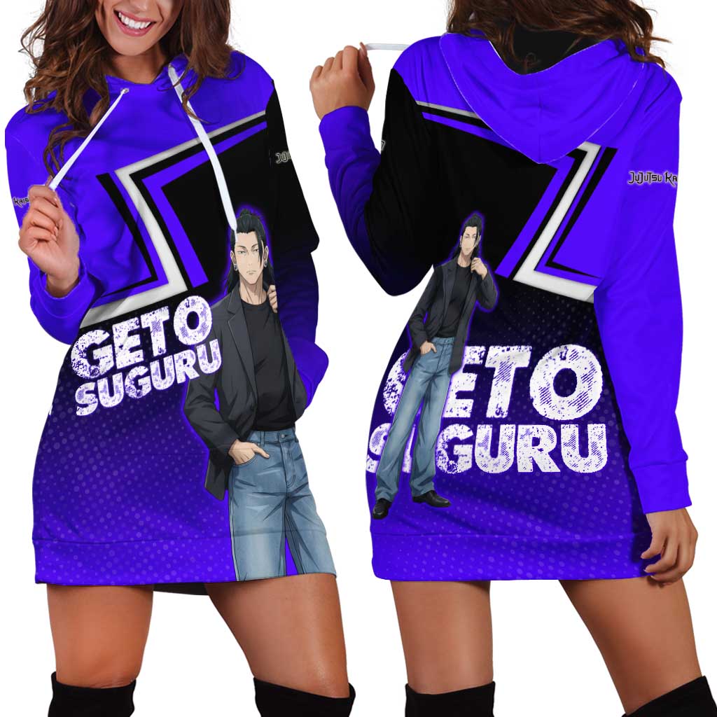 Geto Suguru Hoodie Dress Jujutsu Kaisen Casual Suit Look