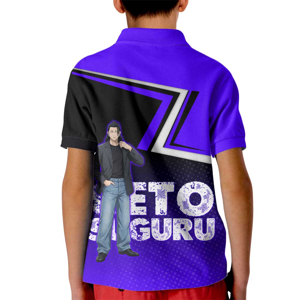Geto Suguru Kid Polo Shirt Jujutsu Kaisen Casual Suit Look