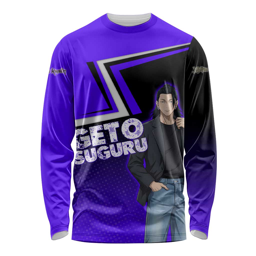 Geto Suguru Long Sleeve Shirt Jujutsu Kaisen Casual Suit Look