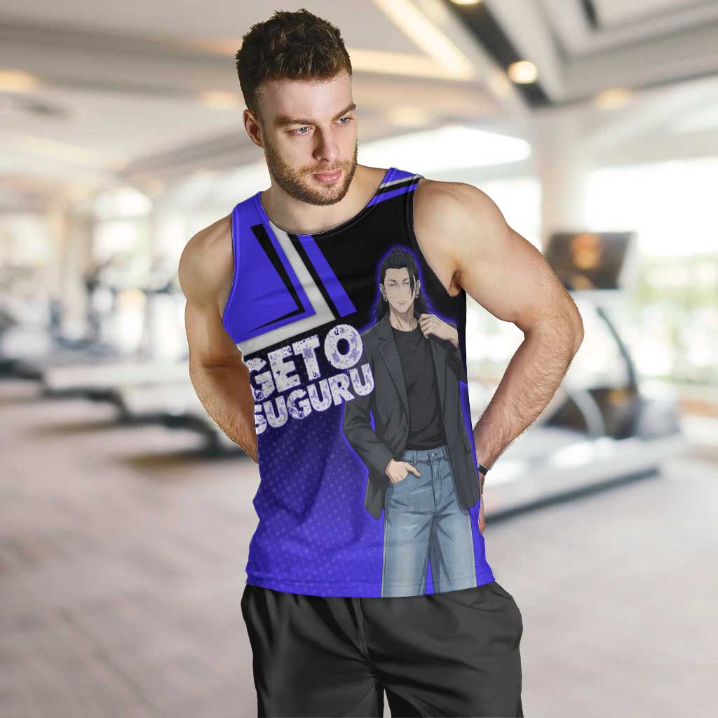 Geto Suguru Men Tank Top Jujutsu Kaisen Casual Suit Look