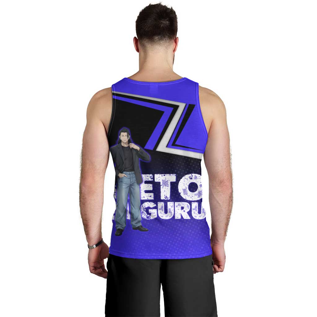 Geto Suguru Men Tank Top Jujutsu Kaisen Casual Suit Look