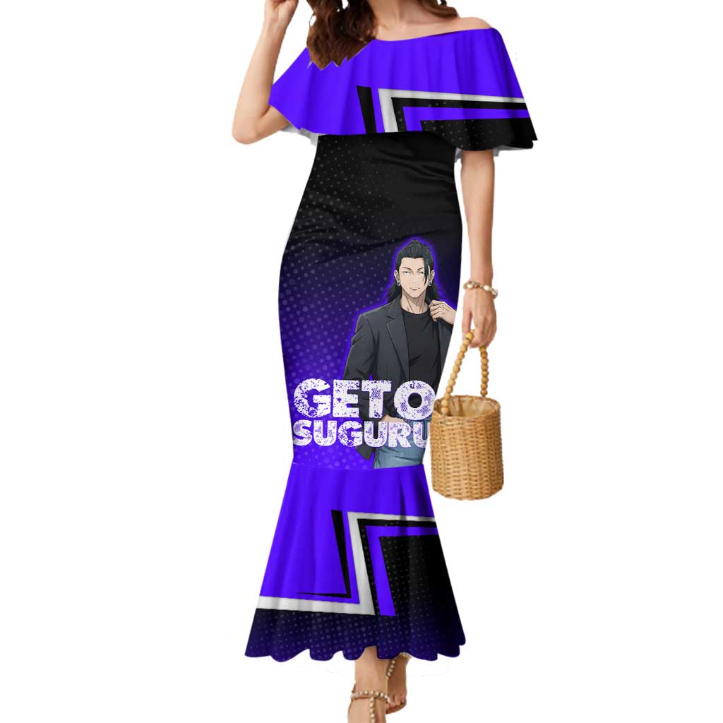 Geto Suguru Mermaid Dress Jujutsu Kaisen Casual Suit Look