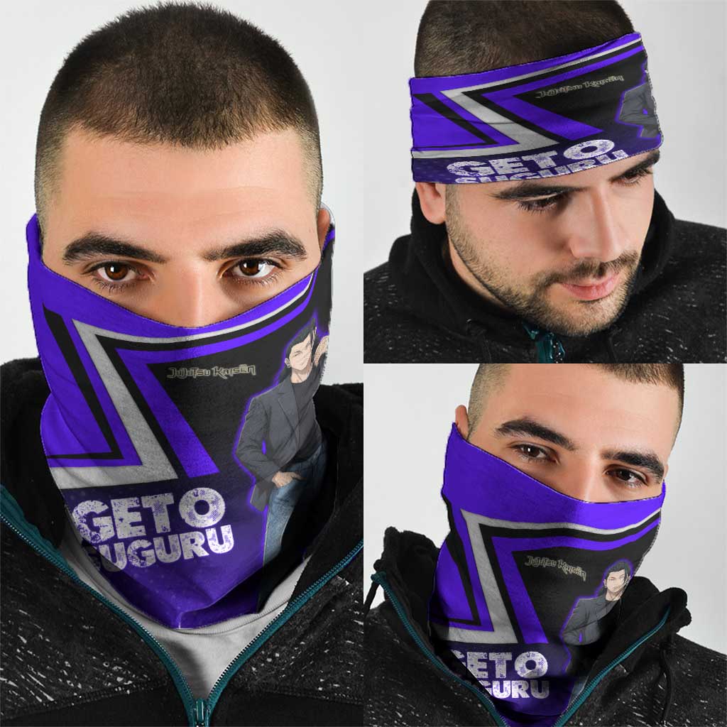 Geto Suguru Neck Gaiter Jujutsu Kaisen Casual Suit Look