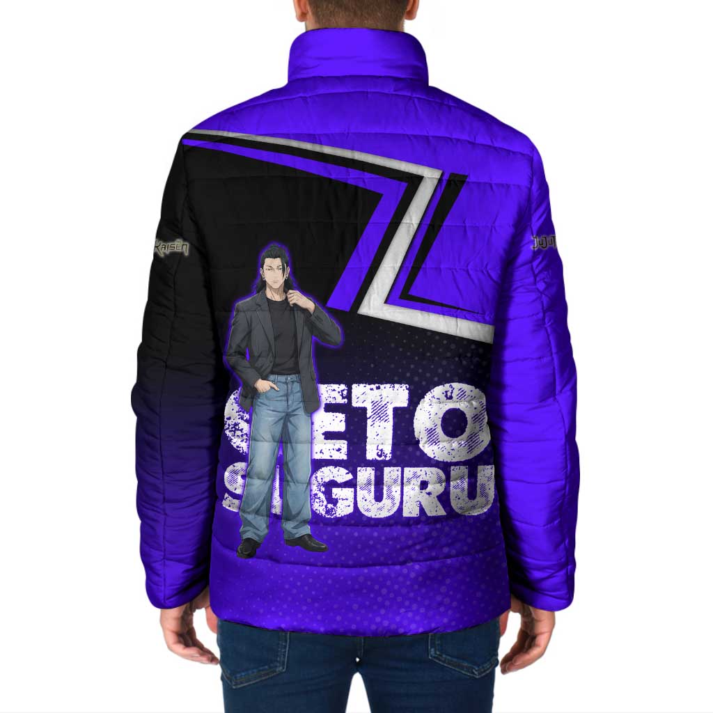 Geto Suguru Padded Jacket Jujutsu Kaisen Casual Suit Look
