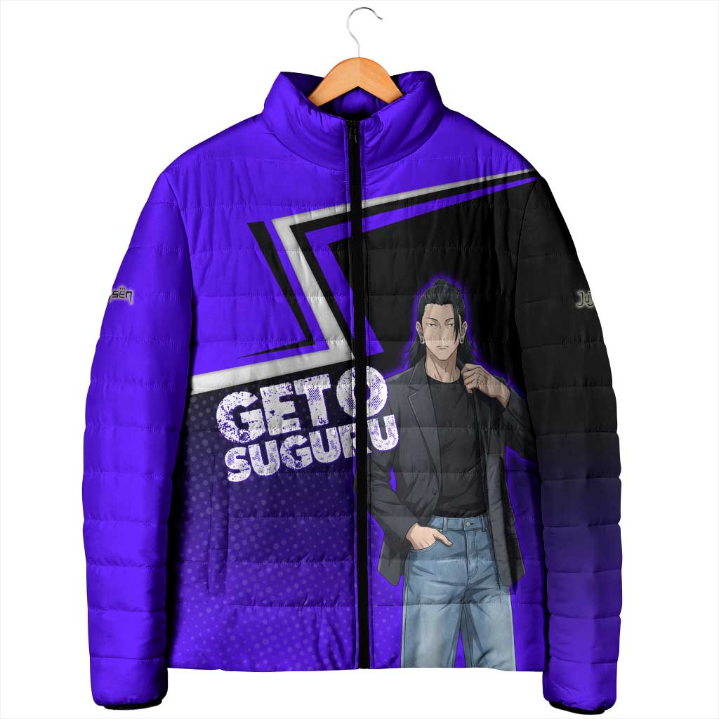 Geto Suguru Padded Jacket Jujutsu Kaisen Casual Suit Look