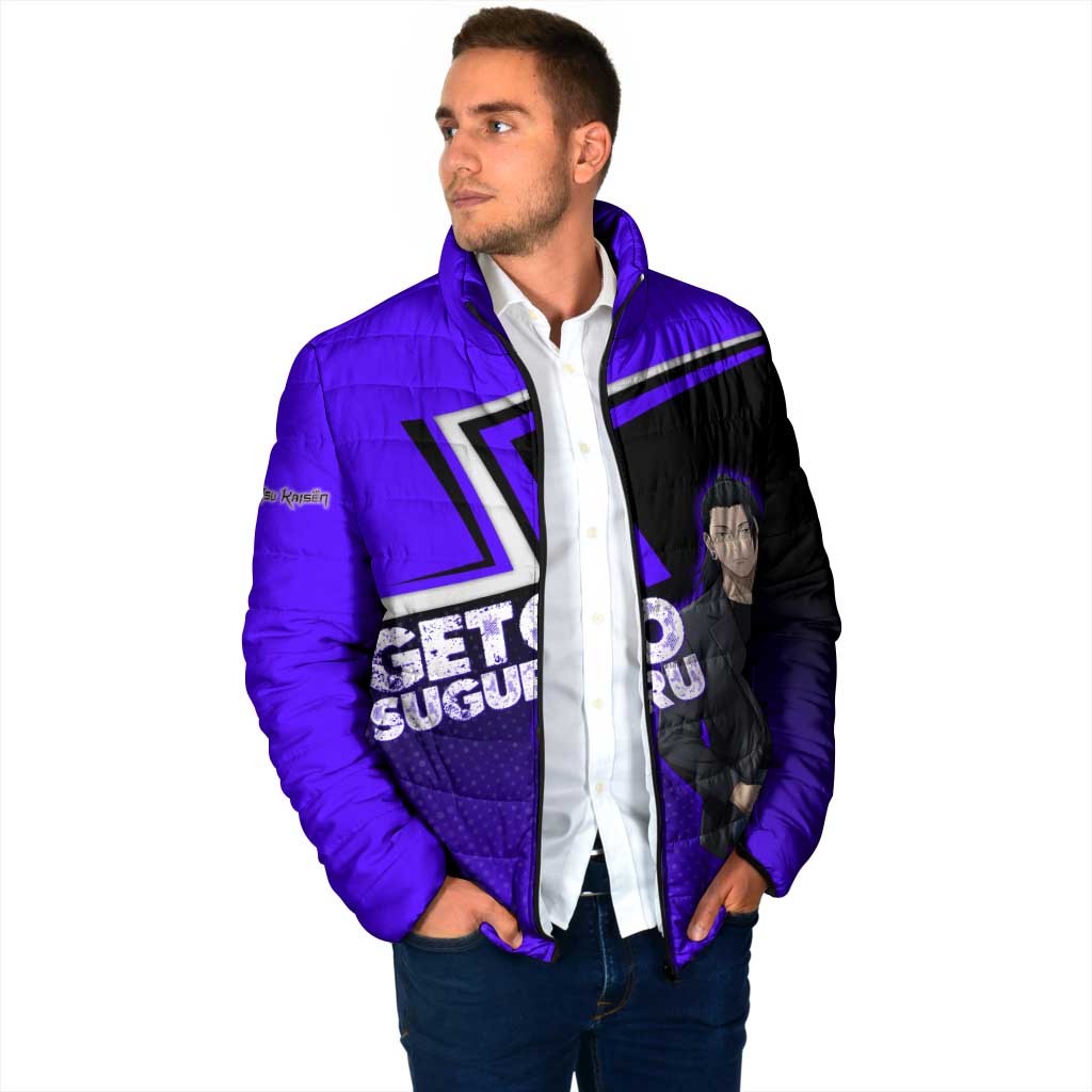Geto Suguru Padded Jacket Jujutsu Kaisen Casual Suit Look