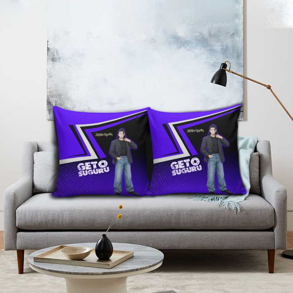 Geto Suguru Pillow Cover Jujutsu Kaisen Casual Suit Look
