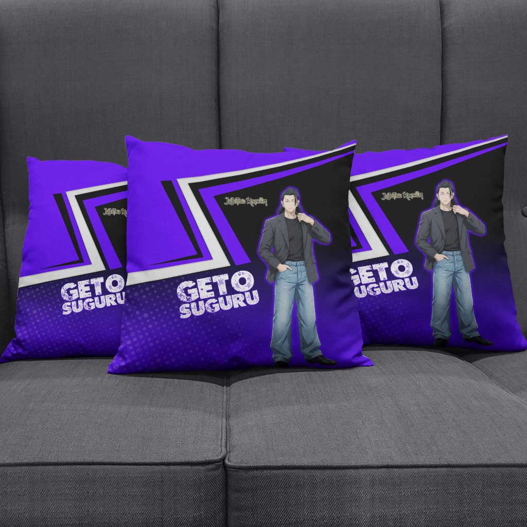 Geto Suguru Pillow Cover Jujutsu Kaisen Casual Suit Look