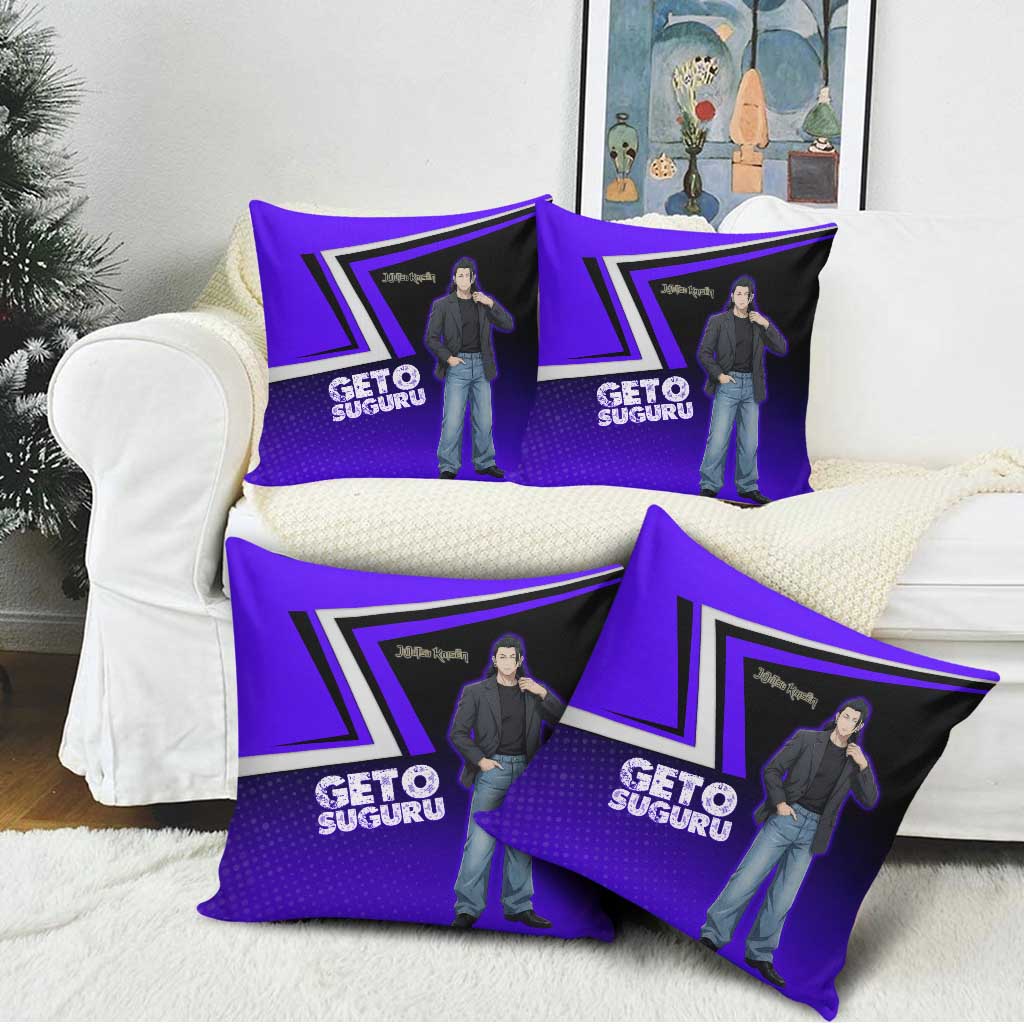 Geto Suguru Pillow Cover Jujutsu Kaisen Casual Suit Look