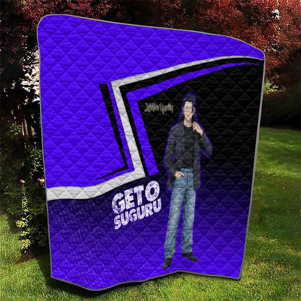 Geto Suguru Quilt Jujutsu Kaisen Casual Suit Look