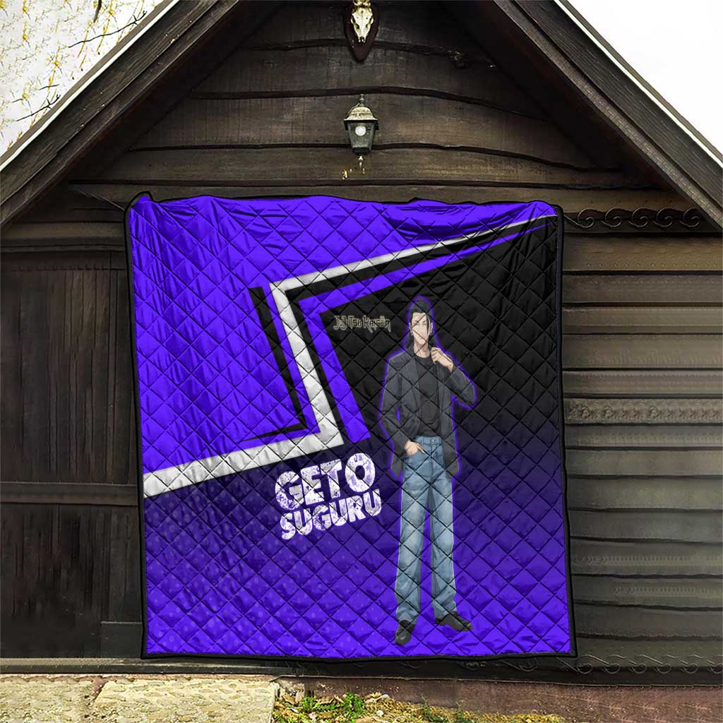 Geto Suguru Quilt Jujutsu Kaisen Casual Suit Look