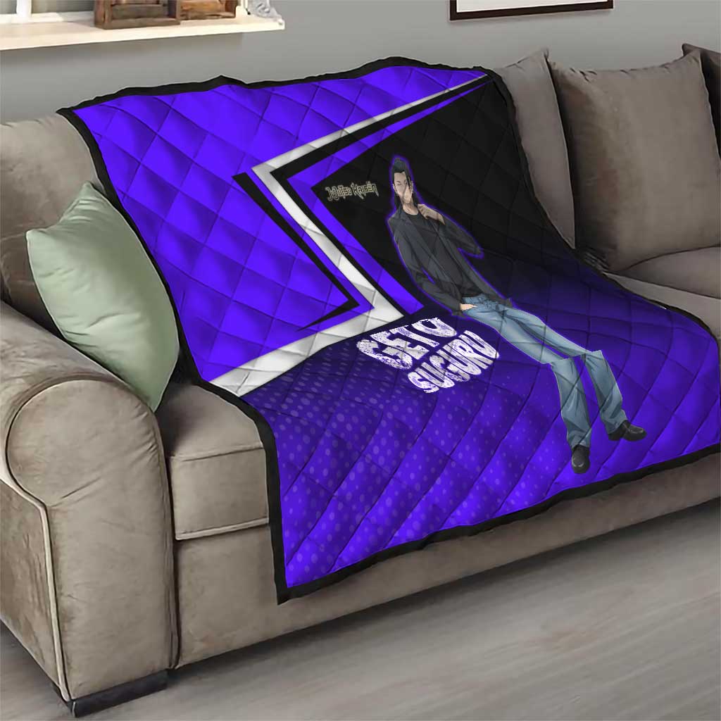 Geto Suguru Quilt Jujutsu Kaisen Casual Suit Look