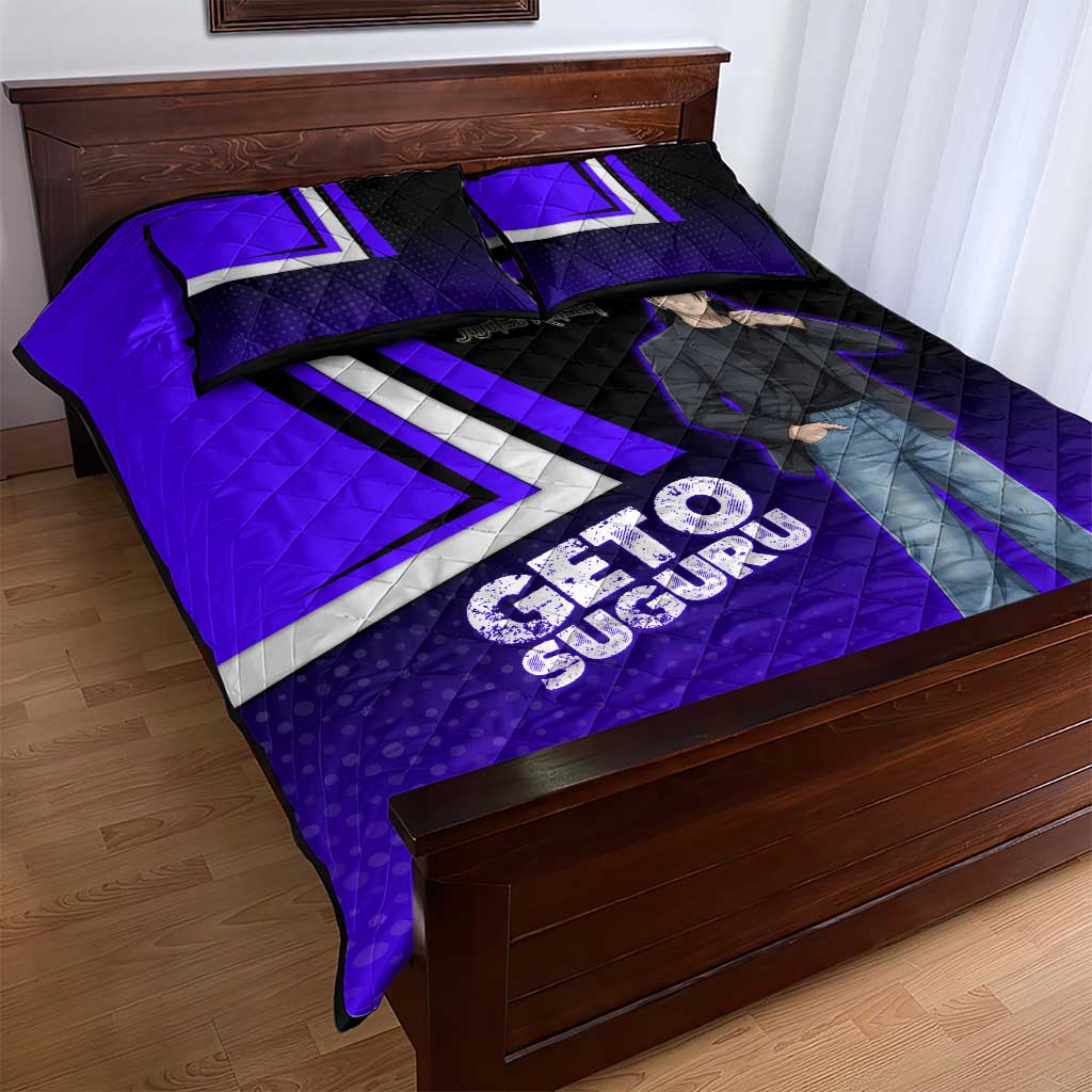 Geto Suguru Quilt Bed Set Jujutsu Kaisen Casual Suit Look