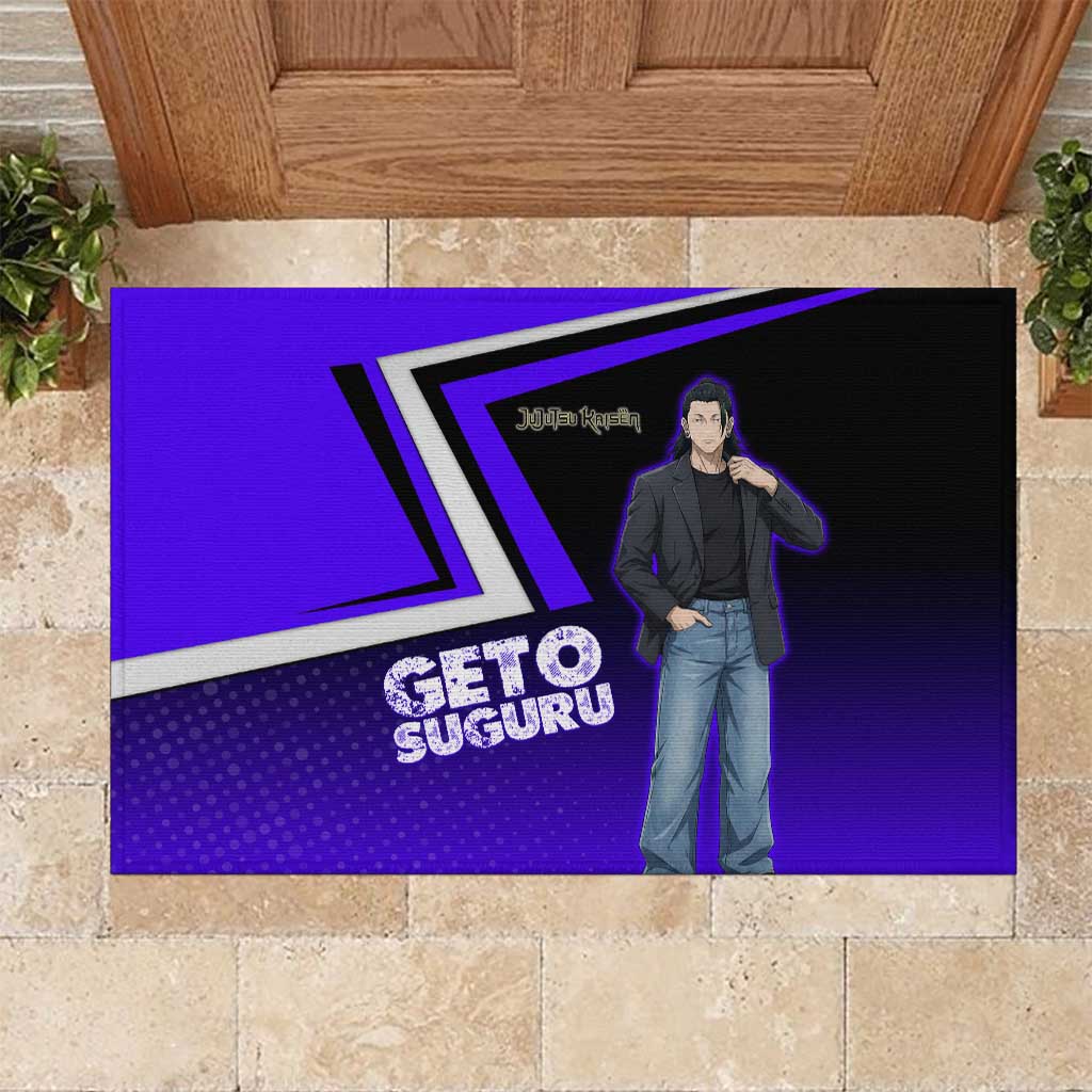 Geto Suguru Rubber Doormat Jujutsu Kaisen Casual Suit Look
