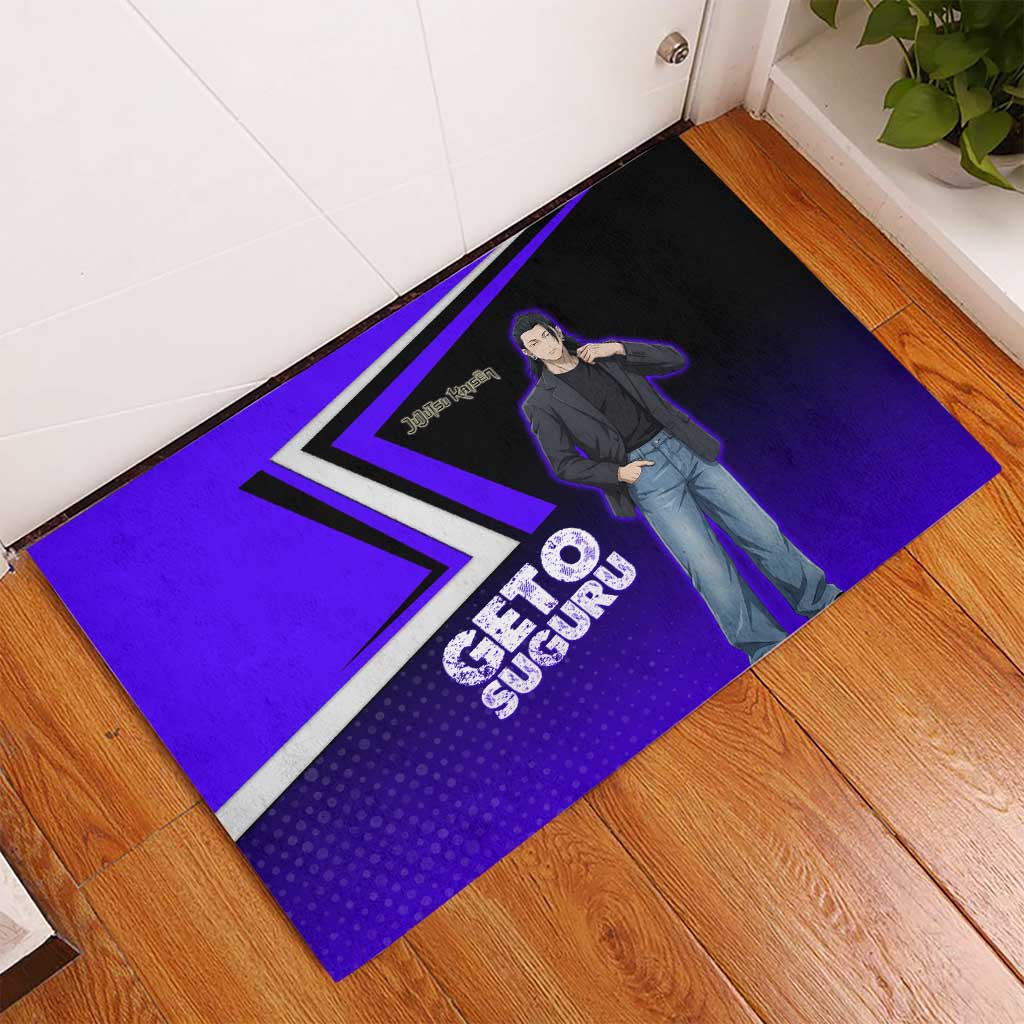 Geto Suguru Rubber Doormat Jujutsu Kaisen Casual Suit Look