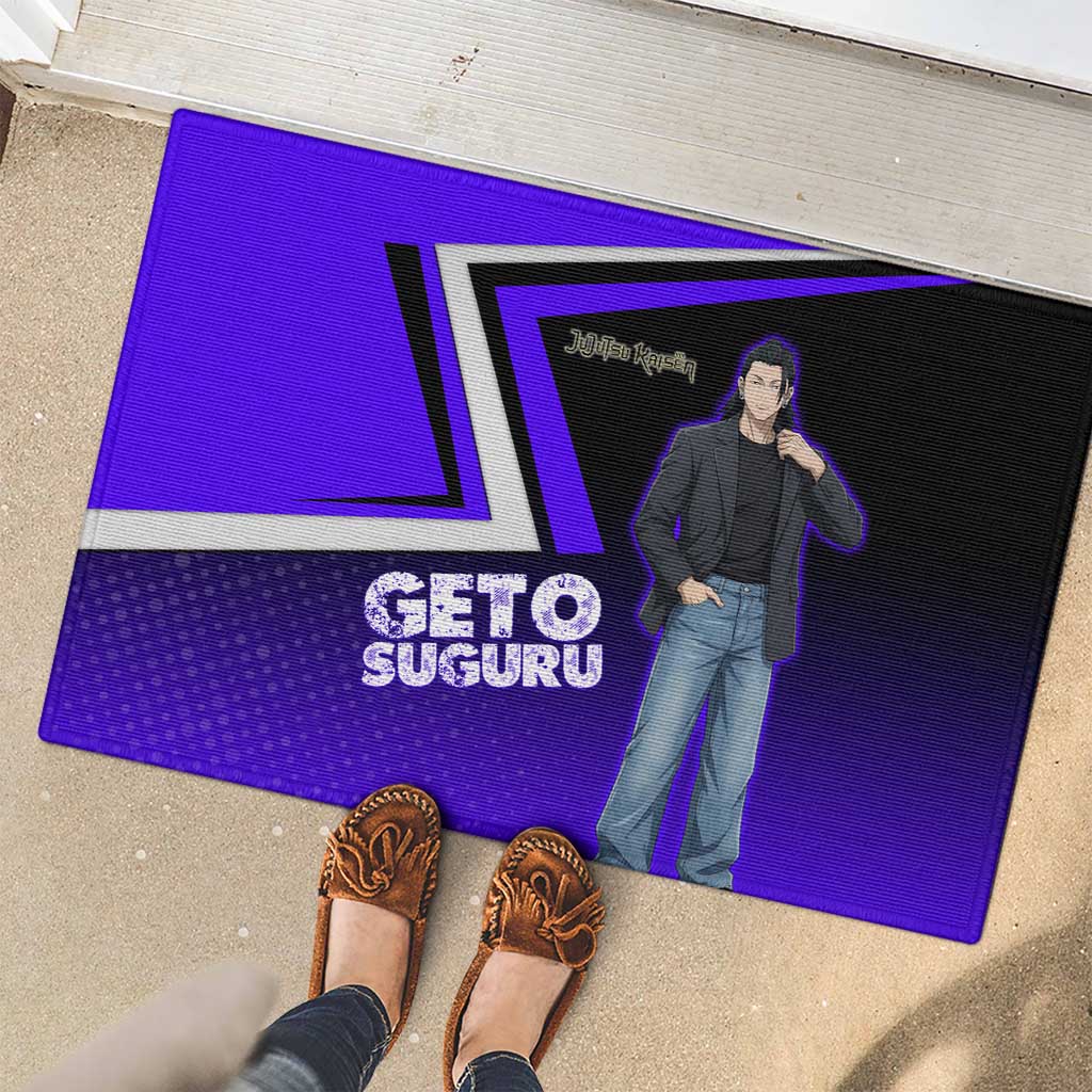 Geto Suguru Rubber Doormat Jujutsu Kaisen Casual Suit Look