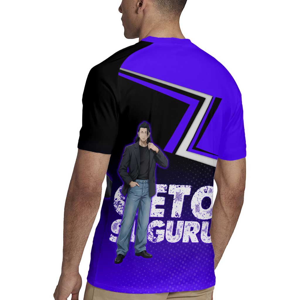 Geto Suguru Rugby Jersey Jujutsu Kaisen Casual Suit Look