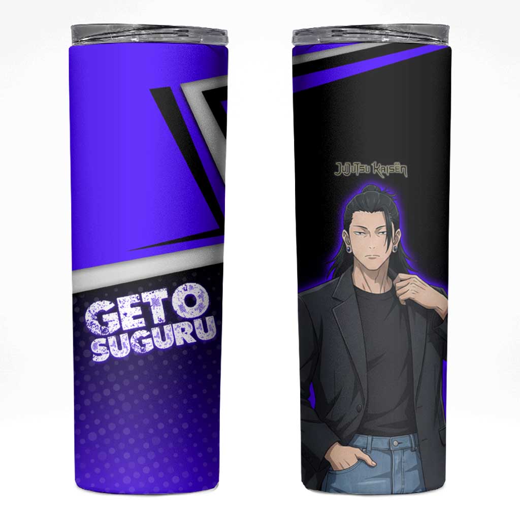 Geto Suguru Skinny Tumbler Jujutsu Kaisen Casual Suit Look