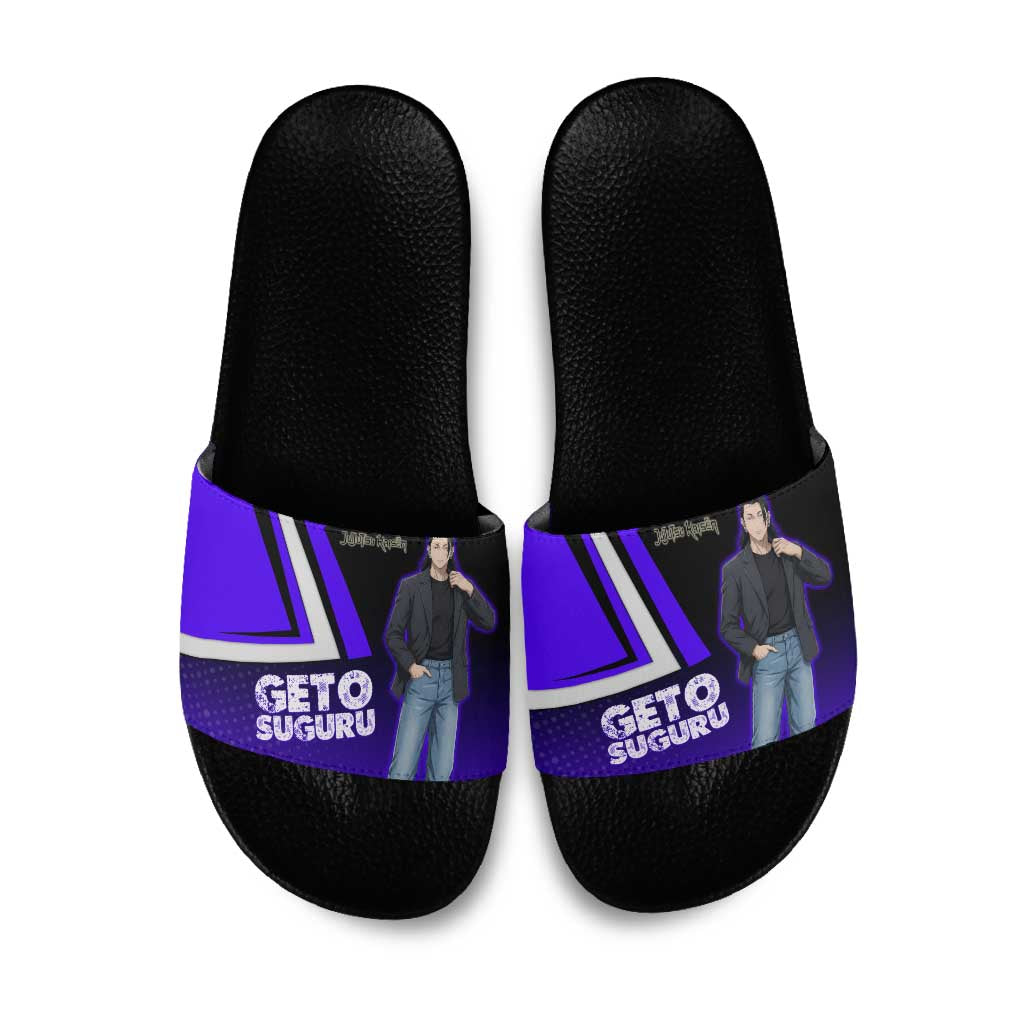 Geto Suguru Slide Sandals Jujutsu Kaisen Casual Suit Look