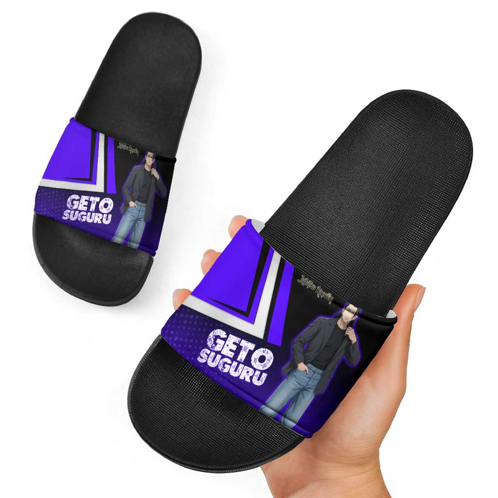 Geto Suguru Slide Sandals Jujutsu Kaisen Casual Suit Look