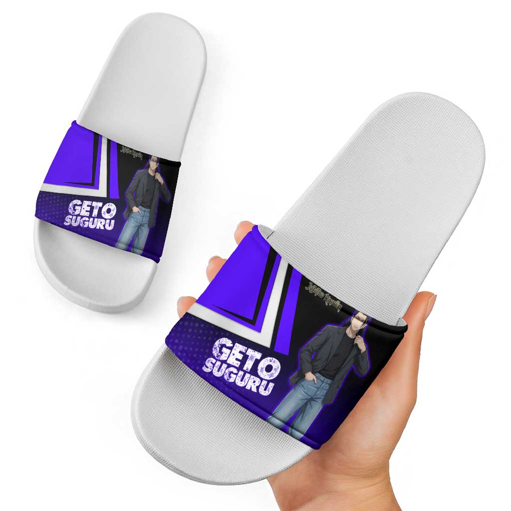 Geto Suguru Slide Sandals Jujutsu Kaisen Casual Suit Look