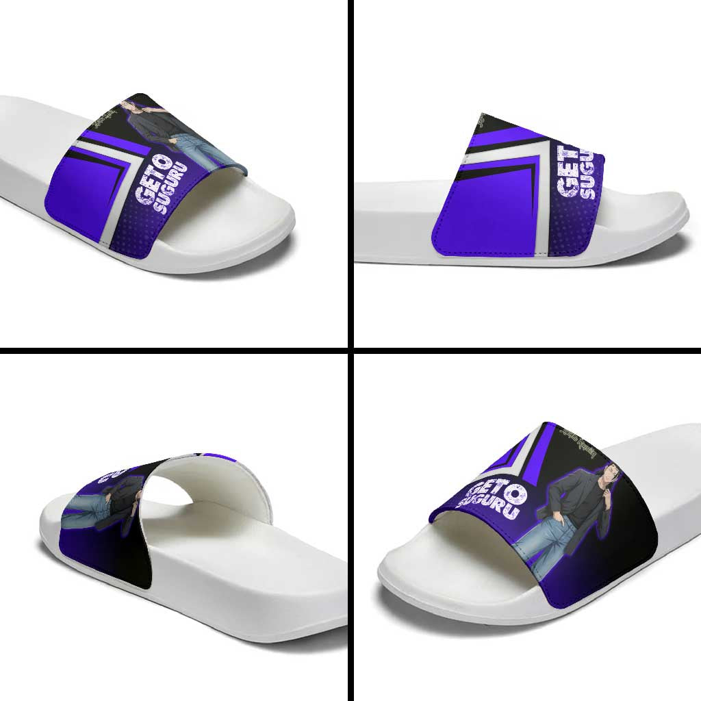 Geto Suguru Slide Sandals Jujutsu Kaisen Casual Suit Look