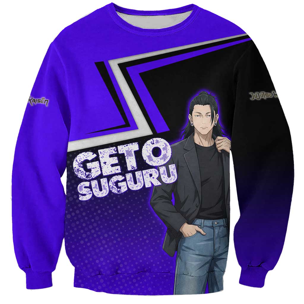 Geto Suguru Sweatshirt Jujutsu Kaisen Casual Suit Look